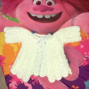 My Little 😇 🖐 knitted Sweater. Made by me!
